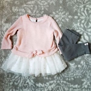 Baby Girl Sweater Dress, 3-6 Mo